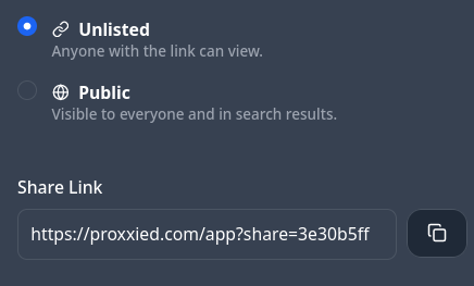 Share Link Button